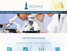 Tablet Screenshot of bioceane.fr